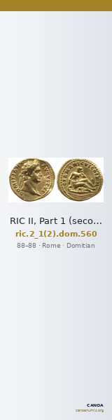 RIC II, Part 1 (second edition) Domitian 560 — CANOA