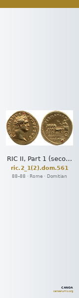 RIC II, Part 1 (second edition) Domitian 561 — CANOA
