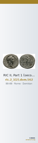 RIC II, Part 1 (second edition) Domitian 562 — CANOA