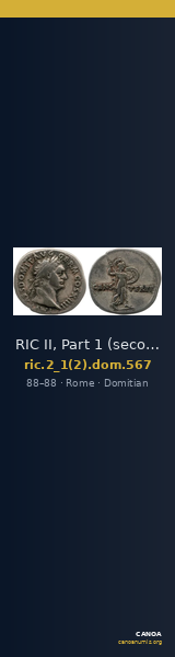 RIC II, Part 1 (second edition) Domitian 567 — CANOA