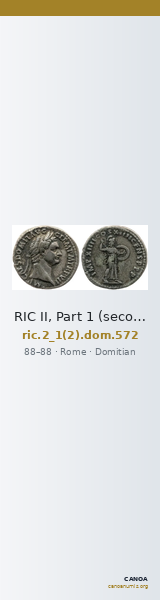 RIC II, Part 1 (second edition) Domitian 572 — CANOA