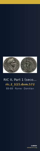 RIC II, Part 1 (second edition) Domitian 572 — CANOA