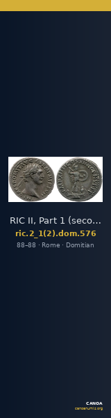 RIC II, Part 1 (second edition) Domitian 576 — CANOA