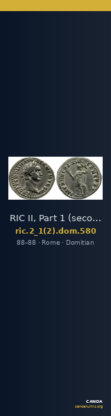 RIC II, Part 1 (second edition) Domitian 580 — CANOA