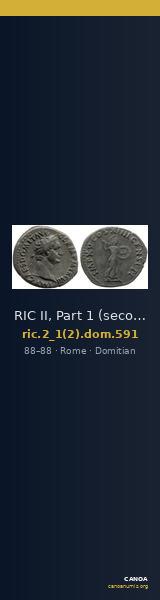 RIC II, Part 1 (second edition) Domitian 591 — CANOA