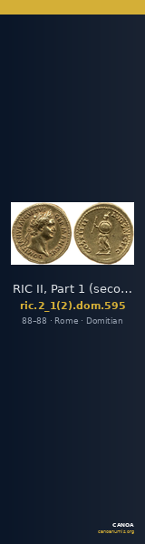 RIC II, Part 1 (second edition) Domitian 595 — CANOA