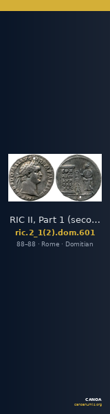 RIC II, Part 1 (second edition) Domitian 601 — CANOA