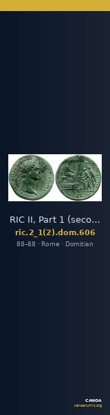 RIC II, Part 1 (second edition) Domitian 606 — CANOA