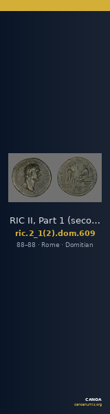 RIC II, Part 1 (second edition) Domitian 609 — CANOA