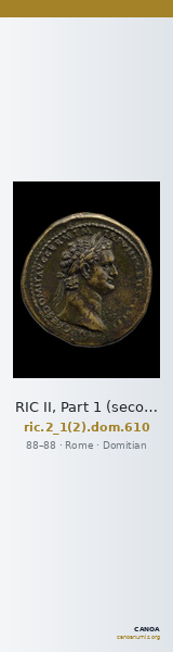 RIC II, Part 1 (second edition) Domitian 610 — CANOA