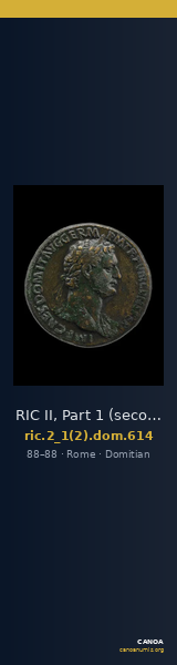 RIC II, Part 1 (second edition) Domitian 614 — CANOA
