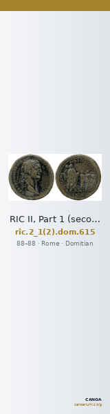 RIC II, Part 1 (second edition) Domitian 615 — CANOA