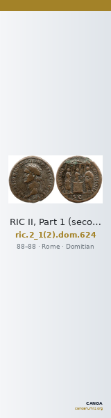 RIC II, Part 1 (second edition) Domitian 624 — CANOA