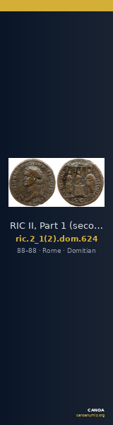 RIC II, Part 1 (second edition) Domitian 624 — CANOA