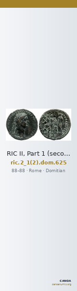 RIC II, Part 1 (second edition) Domitian 625 — CANOA