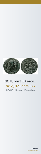 RIC II, Part 1 (second edition) Domitian 627 — CANOA