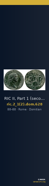RIC II, Part 1 (second edition) Domitian 628 — CANOA