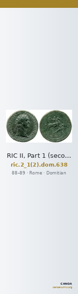 RIC II, Part 1 (second edition) Domitian 638 — CANOA