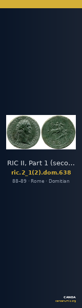 RIC II, Part 1 (second edition) Domitian 638 — CANOA