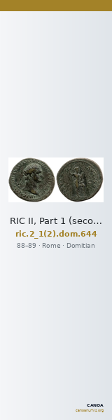 RIC II, Part 1 (second edition) Domitian 644 — CANOA