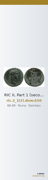 RIC II, Part 1 (second edition) Domitian 650 — CANOA