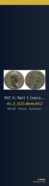 RIC II, Part 1 (second edition) Domitian 652 — CANOA