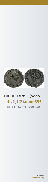RIC II, Part 1 (second edition) Domitian 656 — CANOA