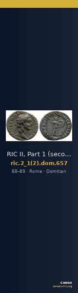 RIC II, Part 1 (second edition) Domitian 657 — CANOA