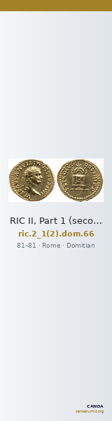 RIC II, Part 1 (second edition) Domitian 66 — CANOA
