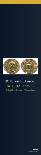 RIC II, Part 1 (second edition) Domitian 66 — CANOA