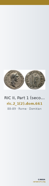 RIC II, Part 1 (second edition) Domitian 661 — CANOA