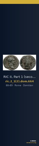 RIC II, Part 1 (second edition) Domitian 664 — CANOA