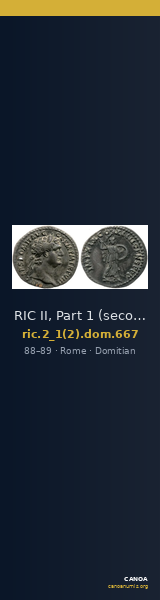RIC II, Part 1 (second edition) Domitian 667 — CANOA