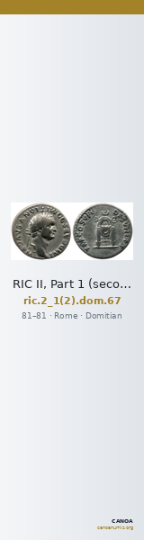 RIC II, Part 1 (second edition) Domitian 67 — CANOA