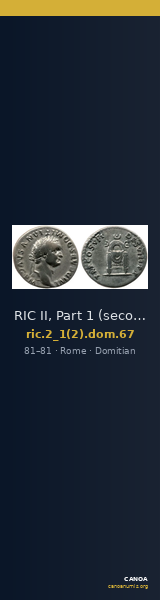RIC II, Part 1 (second edition) Domitian 67 — CANOA