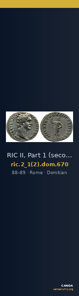 RIC II, Part 1 (second edition) Domitian 670 — CANOA