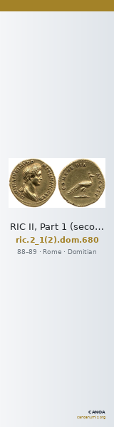 RIC II, Part 1 (second edition) Domitian 680 — CANOA