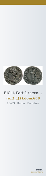 RIC II, Part 1 (second edition) Domitian 688 — CANOA