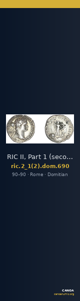 RIC II, Part 1 (second edition) Domitian 690 — CANOA