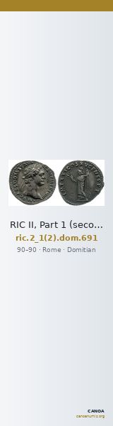 RIC II, Part 1 (second edition) Domitian 691 — CANOA
