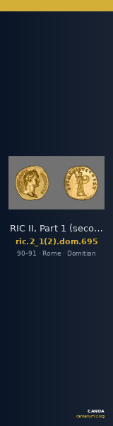 RIC II, Part 1 (second edition) Domitian 695 — CANOA
