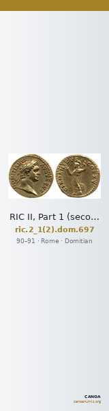 RIC II, Part 1 (second edition) Domitian 697 — CANOA