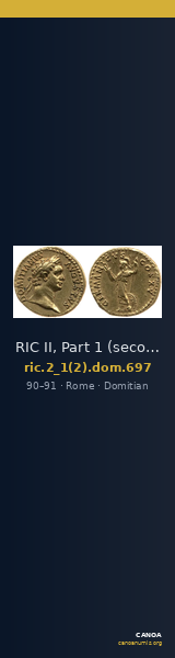 RIC II, Part 1 (second edition) Domitian 697 — CANOA