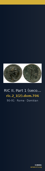 RIC II, Part 1 (second edition) Domitian 706 — CANOA