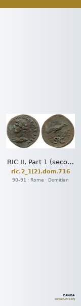 RIC II, Part 1 (second edition) Domitian 716 — CANOA