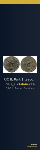 RIC II, Part 1 (second edition) Domitian 716 — CANOA