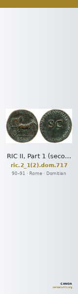 RIC II, Part 1 (second edition) Domitian 717 — CANOA