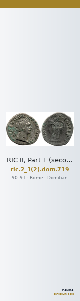 RIC II, Part 1 (second edition) Domitian 719 — CANOA