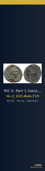 RIC II, Part 1 (second edition) Domitian 719 — CANOA