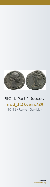 RIC II, Part 1 (second edition) Domitian 720 — CANOA